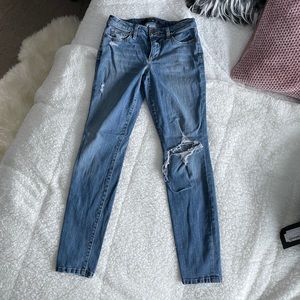Joe’s brand blue straight leg ripped jeans